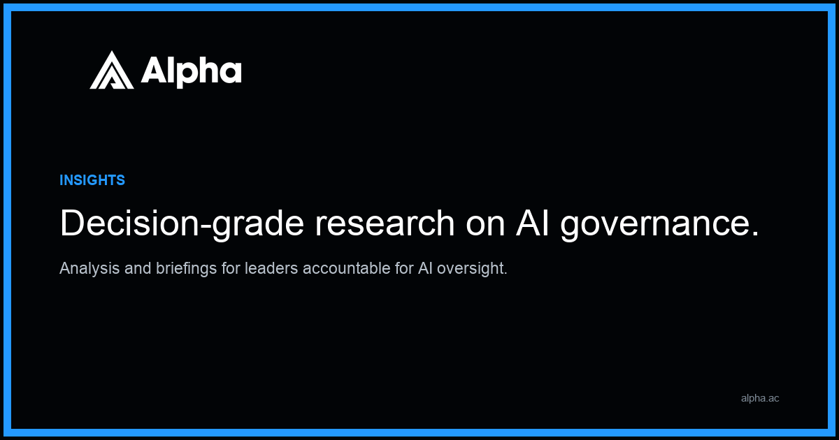 Alpha Insights open graph artwork.